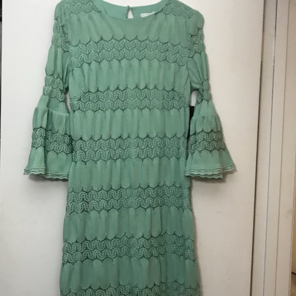 NY & Co Sea foam Green dress small